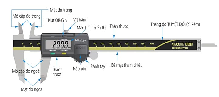 Hướng dẫn cách sử dụng thước kẹp điện tử cho kết quả chính xác nhất